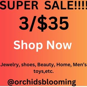 Super Sale items 3/$35 -  Titles marked as 3/$35